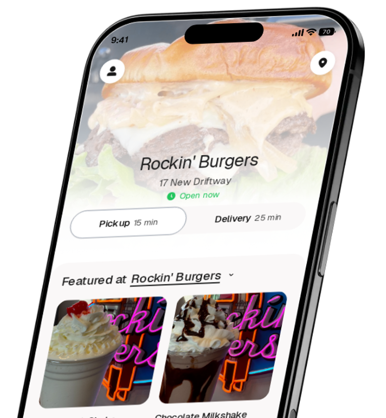 Rockin' Burgers app preview